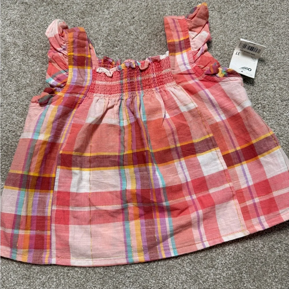 OshKosh B'gosh Multicolor Plaid Top